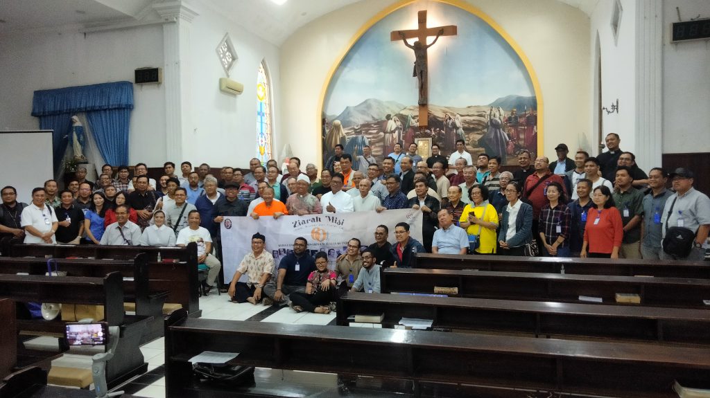Foto bersama Ziarah Napak Tilas Misi Misionaris CM Italia